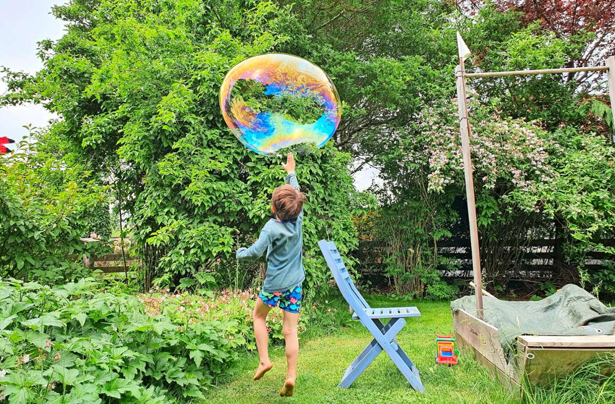 Kunstwerke: Gigantische Seifenblasen