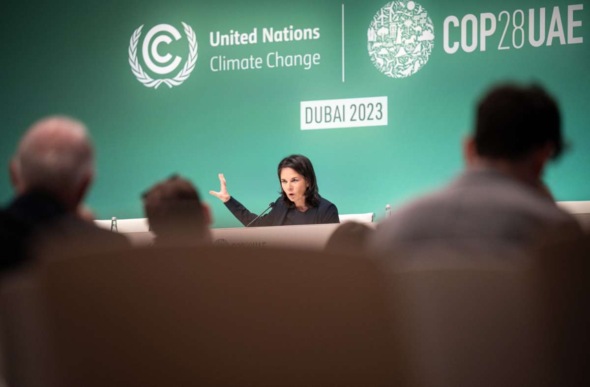 Auch Außenministerin Annalena Baerbock hat an der Klimakonferenz teilgenommen.