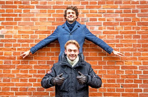 Die Witzeprofis Felix Brandelik (oben) und Lukas Illig Foto: SONY DSC